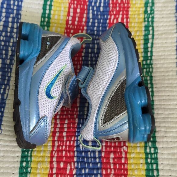 Nike Shox toddler 3155-42 blue tennis athletic shoes size 4C - Picture 3 of 6